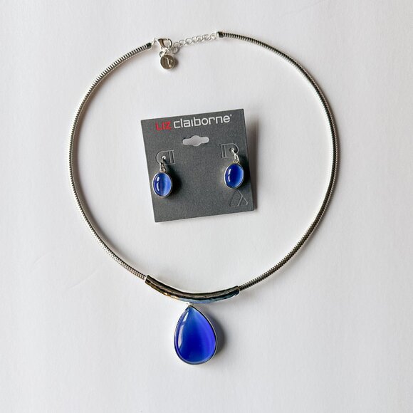 Liz Claiborne Necklace and Earrings Set - Picture 1 of 3